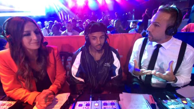 Jules Koundé sur RMC Découverte pour le PFL Paris, 30 septembre 2023 Jules Koundé sur RMC Découverte pour le PFL Paris, 30 septembre 2023
