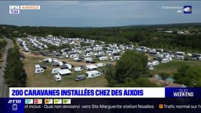 Aix-en-Provence: 200 caravanes de gens du voyage installées sur un terrain privé
