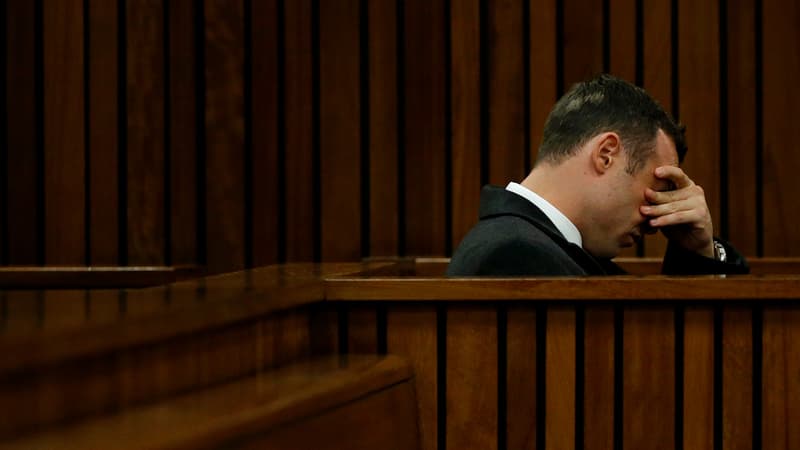 Oscar Pistorius lors de son procès, le 5 mars 2014.