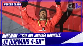 Vendée Globe : "J’ai dû passer au moins 3 jours sans dormir", raconte Richomme