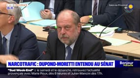 Narcotrafic: le ministre de la Justice, Eric Dupond-Moretti, entendu au Sénat