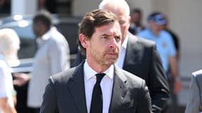 Le président du FC Porto André Villas-Boas lors d'une veillée mortuaire à Gondomar le 4 juillet 2025