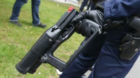 Geoffrey a été blessé par un tir de flashball au cours d'une manifestation en 2010