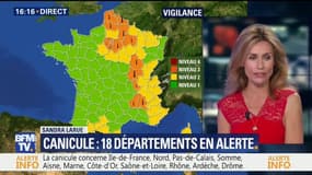 Canicule: 18 départements désormais placés en alerte orange