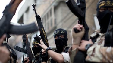 Des militants jihadistes palestiniens lors de funérailles de l'un des leurs à Gaza, le 11 mars dernier.