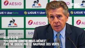 ASSE 0-5 OL : "En colère contre nous-mêmes", Puel ne digère pas le naufrage des Verts