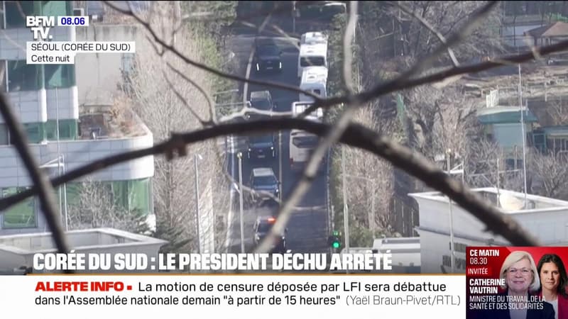 Corée du Sud: le président déchu Yoon Suk Yeol arrêté lors d'un assaut des enquêteurs