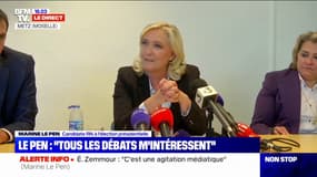 Marine Le Pen: "Je n'ai pas d'inquiétude sur cette campagne présidentielle"