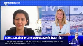 Covid au Collège et au Lycée: Pour les élèves non-vaccinés, "s'il y a un cas de Covid dans la classe, l'enseignement continuera (...) mais il se passera à distance", confirme Sarah El Haïry