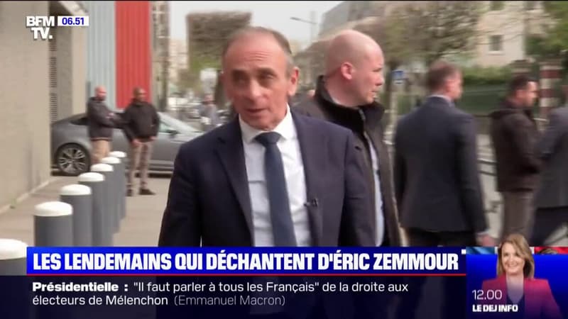 Pas d'Eric Zemmour dans le gouvernement de Marine Le Pen: les réactions de l'équipe du candidat battu