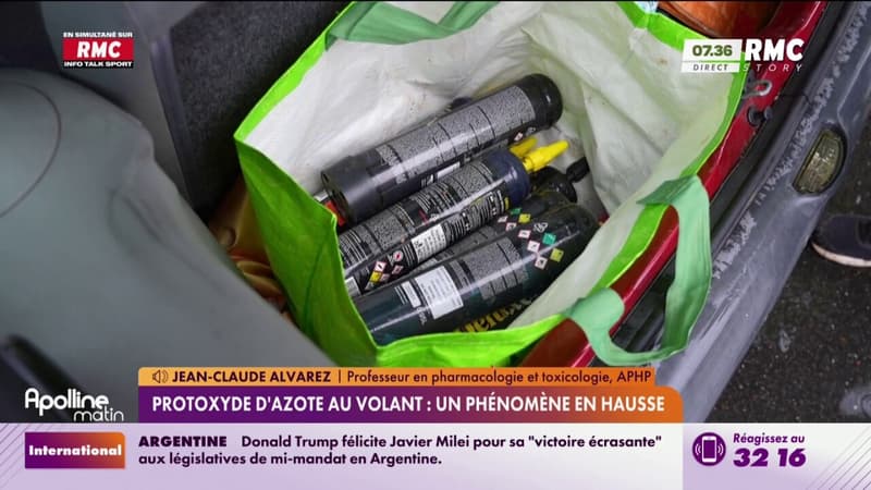 Protoxyde d'azote au volant: un phénomène en hausse