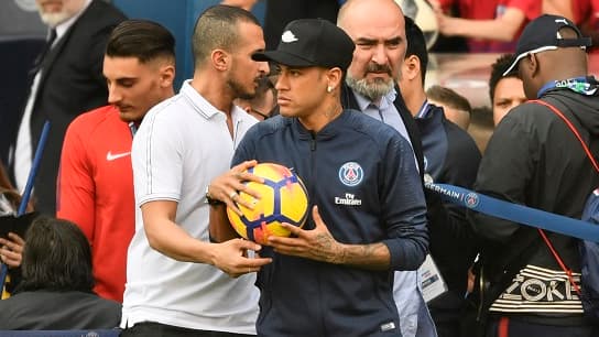 Neymar au Parc des princes mercredi 16 mai
