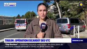 Toulon: opération escargot des chauffeurs de VTC