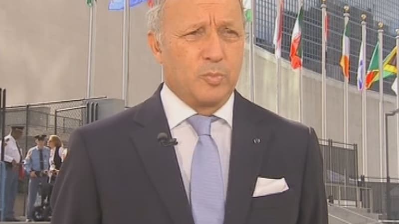 Laurent Fabius a réagi lundi aux menaces de l'Etat islamique.