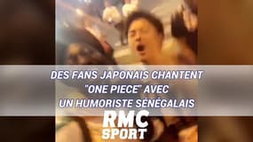 Coupe du monde : Des fans japonais chantent "One Piece" avec un humoriste sénégalais