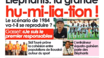 La une du journal ivoirien L'Inter, le 23 janvier 2024 La une du journal ivoirien L'Inter, le 23 janvier 2024
