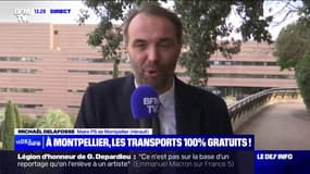 Montpellier: "La promesse devient réalité" indique Michaël Delafosse, maire de la ville concernant la gratuité des transports