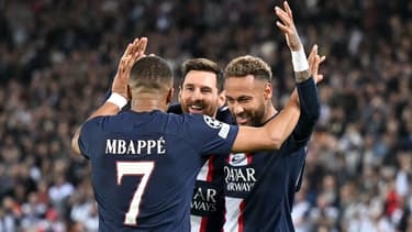 Mbappé, Messi et Neymar 