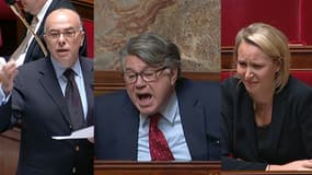 Les députés FN Marion Maréchal-Le Pen et Gilbert Collard se sont opposés vivement à Bernard Cazeneuve jeudi à l'Assemblée.