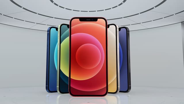 Les iPhone 12 seront disponibles en cinq coloris.