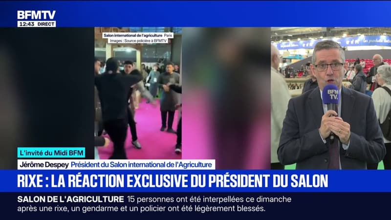Rixe au Salon de l'agriculture: "Un acte isolé" pour son président Jérôme Despey