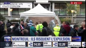 Montreuil: mobilisation contre l'expulsion des travailleurs migrants des locaux réquisitionnés par le maire