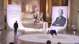 La cérémonie de la panthéonisation de l'ancien ministre de la Justice Robert Badinter a eu lieu jeudi soir