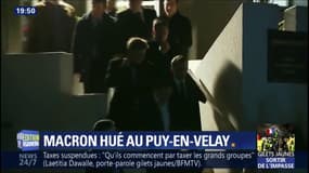 Au Puy-en-Velay, Emmanuel Macron hué à la sortie de la gendarmerie