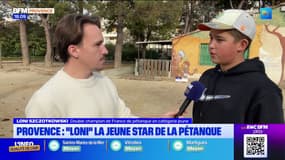 Provence : "Loni", la jeune star de la pétanque