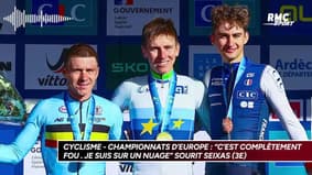 Cyclisme - Europe : "Complètement fou"... en bronze, Seixas ne redescend pas de son nuage