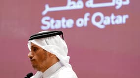 Le Premier ministre et ministre des Affaires étrangères qatari Mohammed ben Abderrahmane Al Thani à Doha le 24 octobre 2024