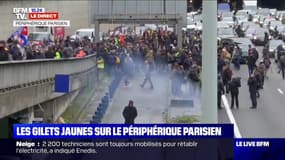 Des gilets jaunes bloquent le périphérique parisien