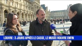 Le Louvre rouvre ses portes trois jours après le casse