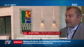 La loi sur les langues régionales renvoyée devant le Conseil Constitutionnel: sur RMC, Alain Péréa, député LREM de l'Aude dénonce un "coup dans le dos"