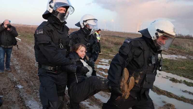 Allemagne: Greta Thunberg arrêtée lors d'une manifestation contre l'expansion d'une mine de charbon