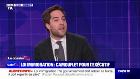 Motion de rejet du projet de loi immigration: "Le texte ne répondait pas du tout aux attentes des Français", estime Thomas Ménagé (RN)