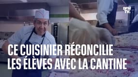 "Oui, on peut bien manger à la cantine": ce cuisinier réconcilie les élèves avec la cantine scolaire