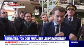 Réforme des retraites: pour Emmanuel Macron, "universel ne veut pas dire que c'est le même pour tout le monde"