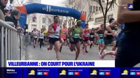 Rhône: on court pour l'Ukraine aux Foulées de Villeurbanne