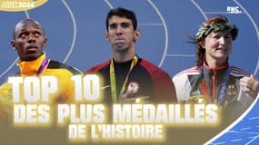 JO 2024 : Le Top 10 des athlètes avec le plus de médailles olympiques