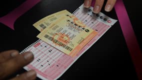 Un billet de loterie Powerball, aux Etats-Unis