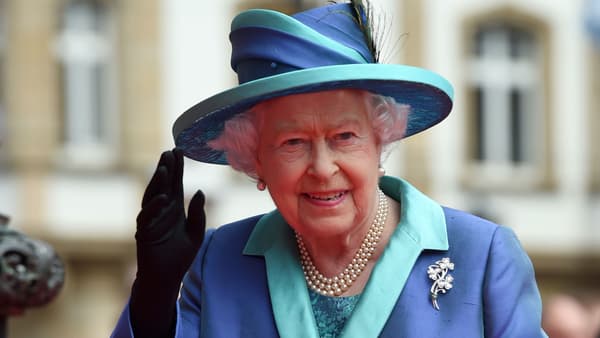 Elizabeth II en visite à Francfort en juin 2015