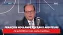 François Hollande vise-t-il un nouveau mandat? "Pas encore", glisse-t-il sur RMC