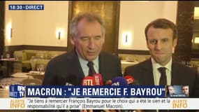 Bayrou sur ses divergences avec Macron: "On a eu des mots un peu rugby"