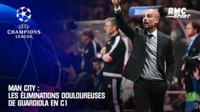 Manchester City : Les éliminations douloureuses de Guardiola en C1