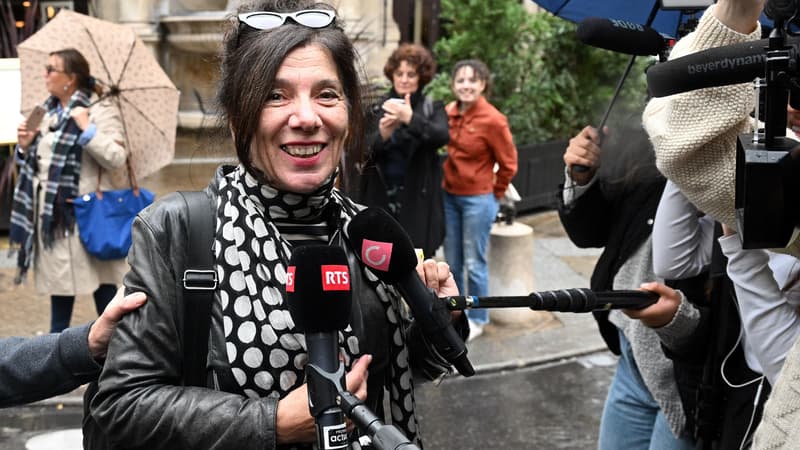 La romancière Brigitte Giraud, le 3 novembre à Paris.