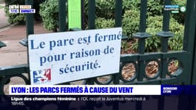 Lyon : les parcs fermés à cause du vent