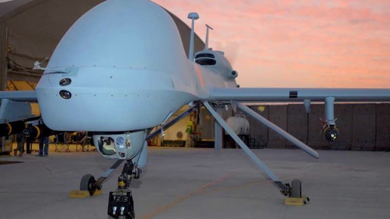 un drone américain stationné en Irak. Illustration