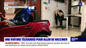 Covid-19: des voitures téléguidées pour faciliter la vaccination des enfants
