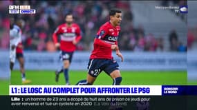 Ligue 1: le LOSC au complet pour affronter le PSG ce dimanche